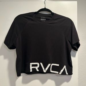 RVCA cropped black top